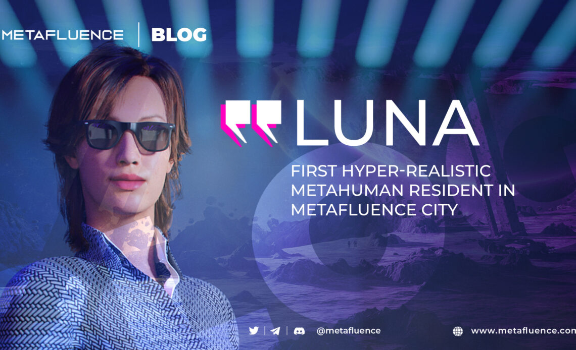 Luna virtual influencer Metahuman